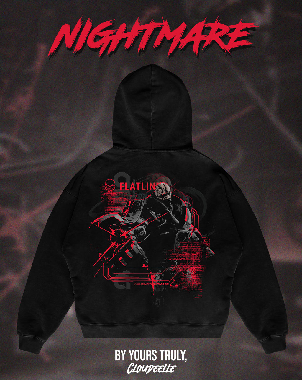 "Nightmare" - Oversized Hoodie