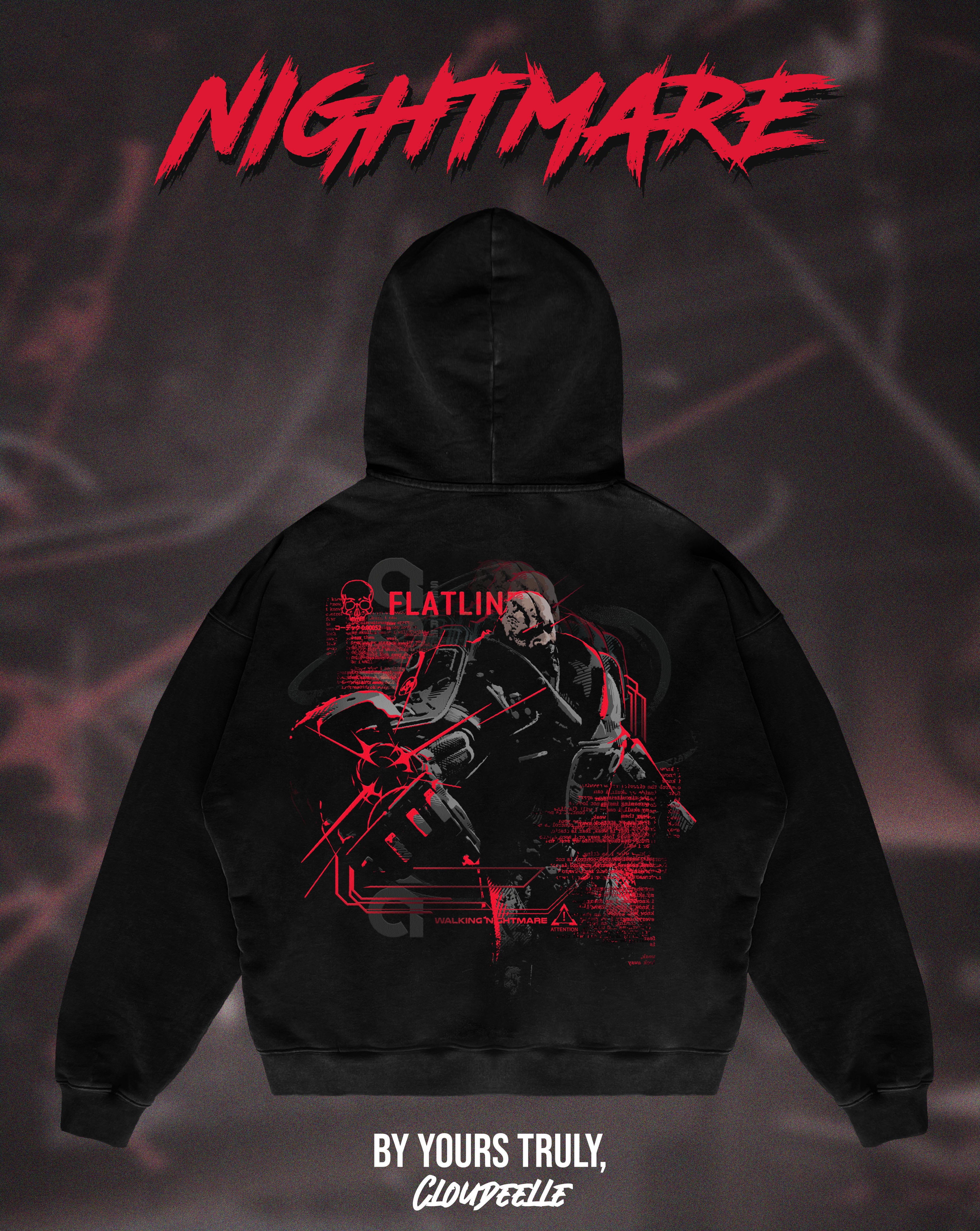 "Nightmare" - Oversized Hoodie