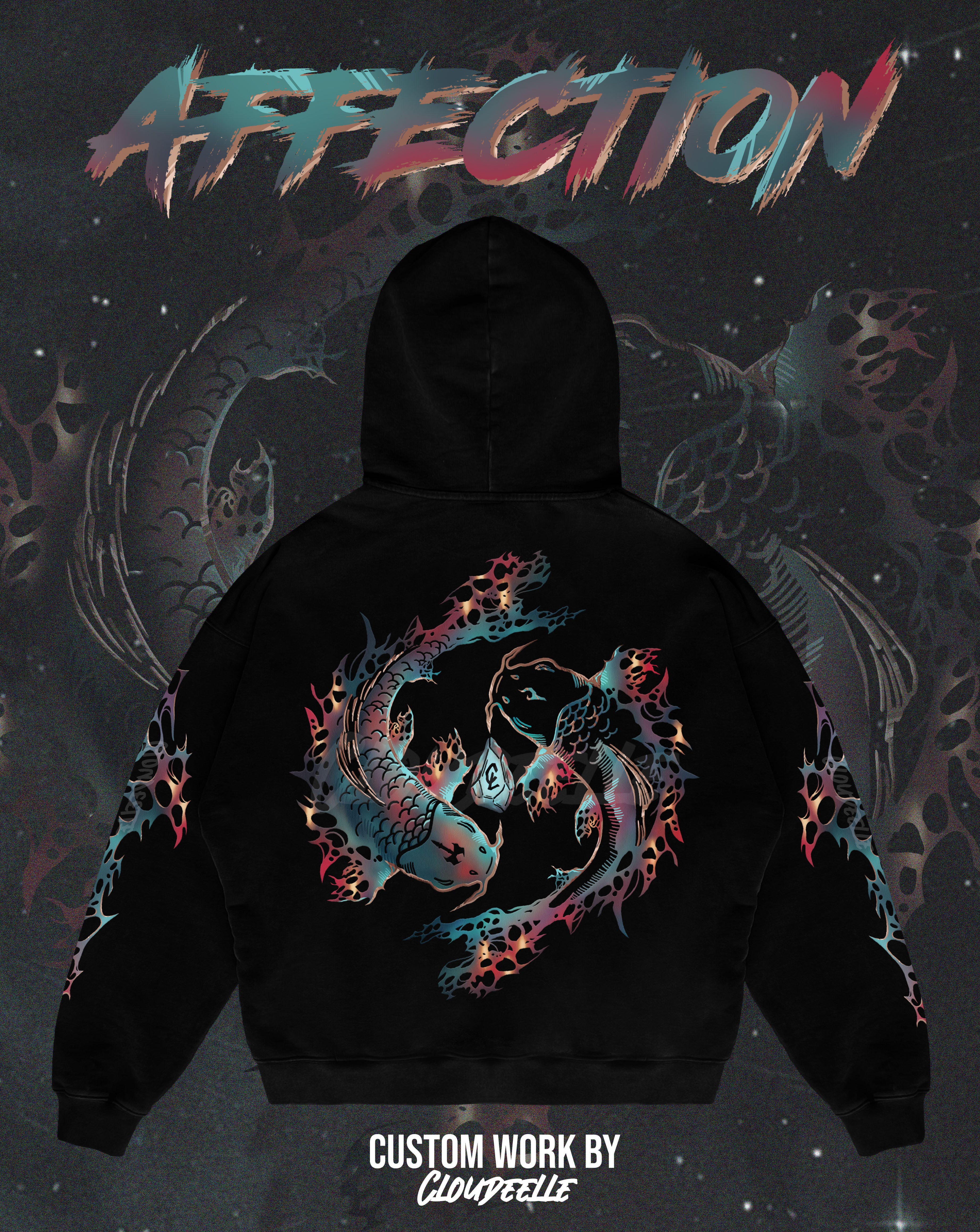 "Affection" - Oversized ZIP-UP Hoodie