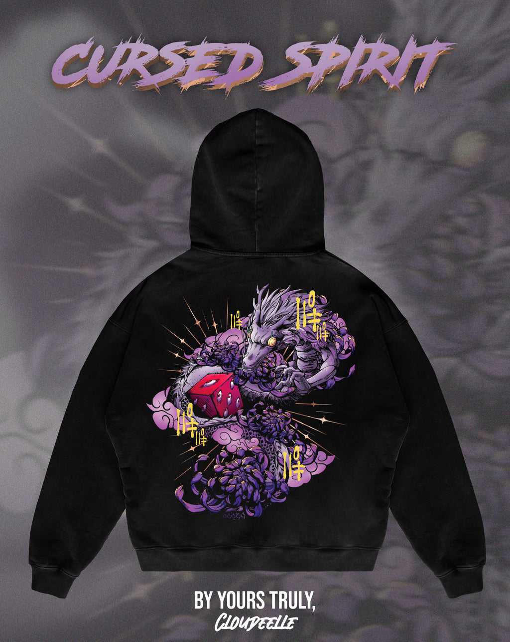 "Cursed Spirit" - Oversized Hoodie