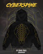"Cyberspine" - Oversized Hoodie (Yellow Version)