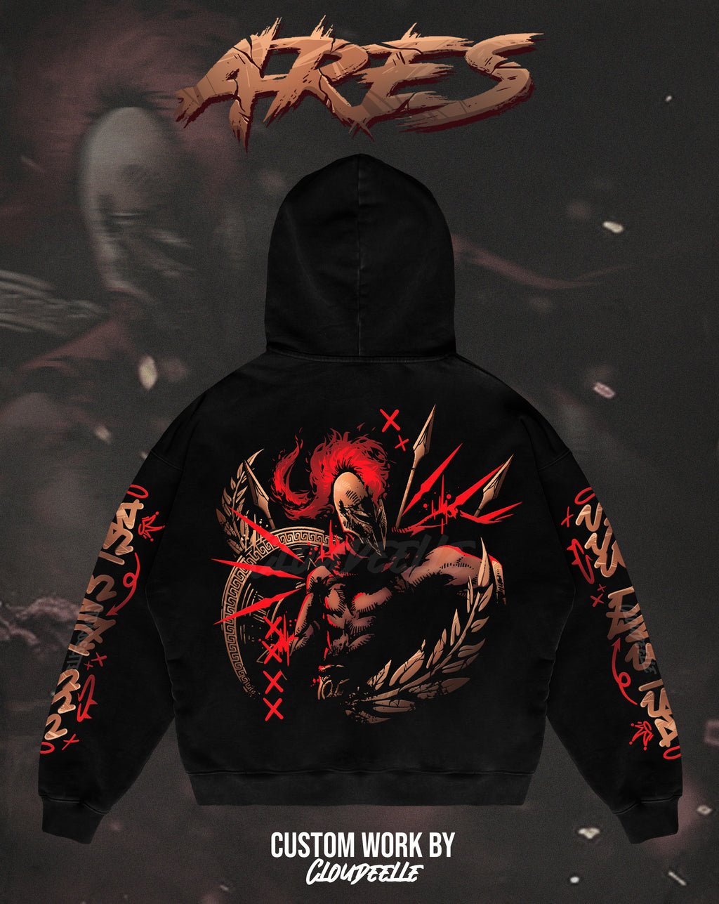 "Ares" - Oversized ZIP-UP Hoodie