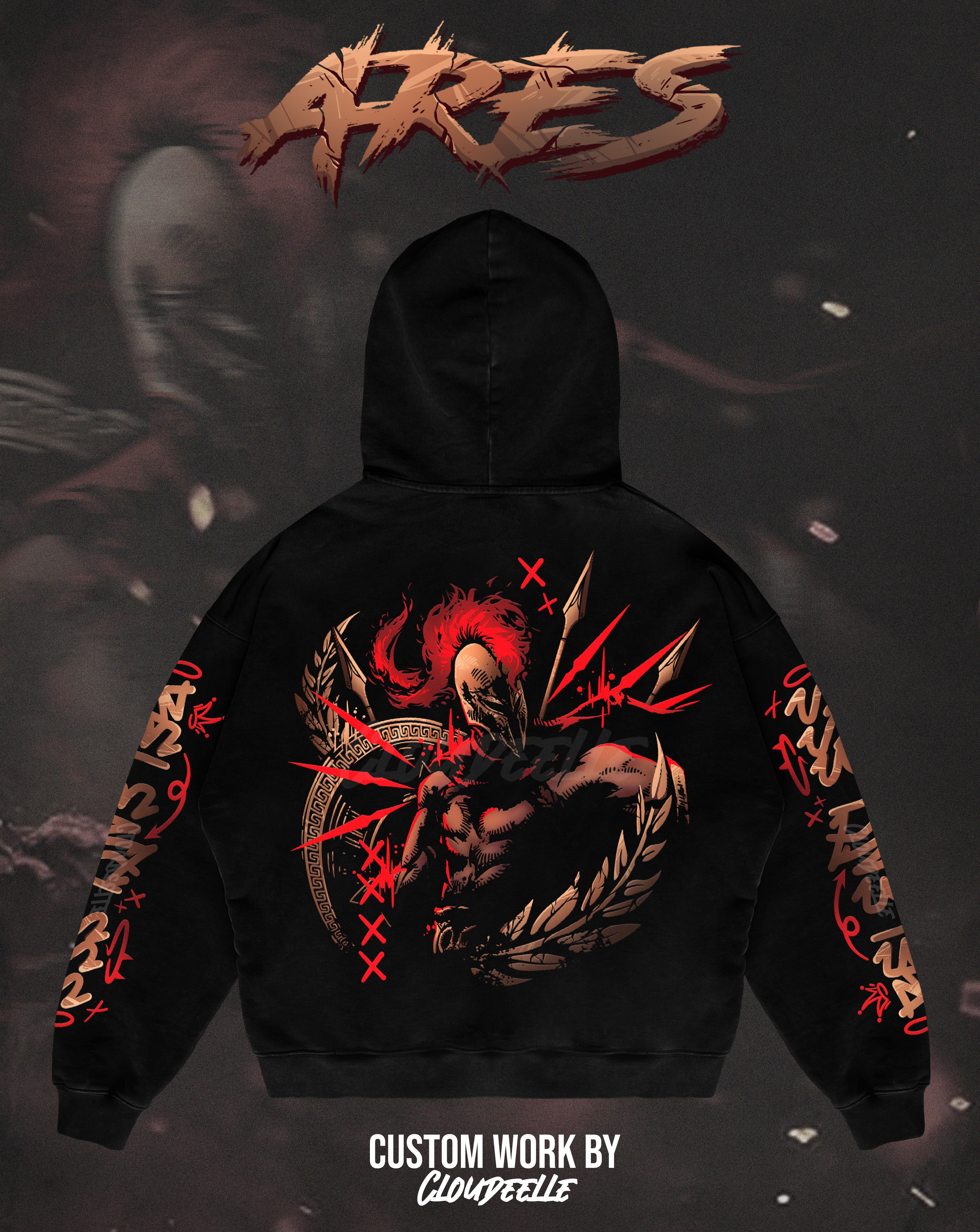 "Ares" - Oversized ZIP-UP Hoodie