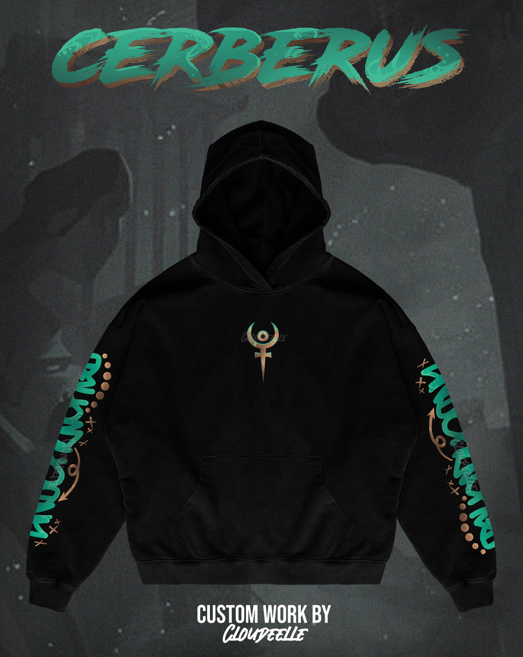 "Hade's Cerberus" - Oversized Hoodie
