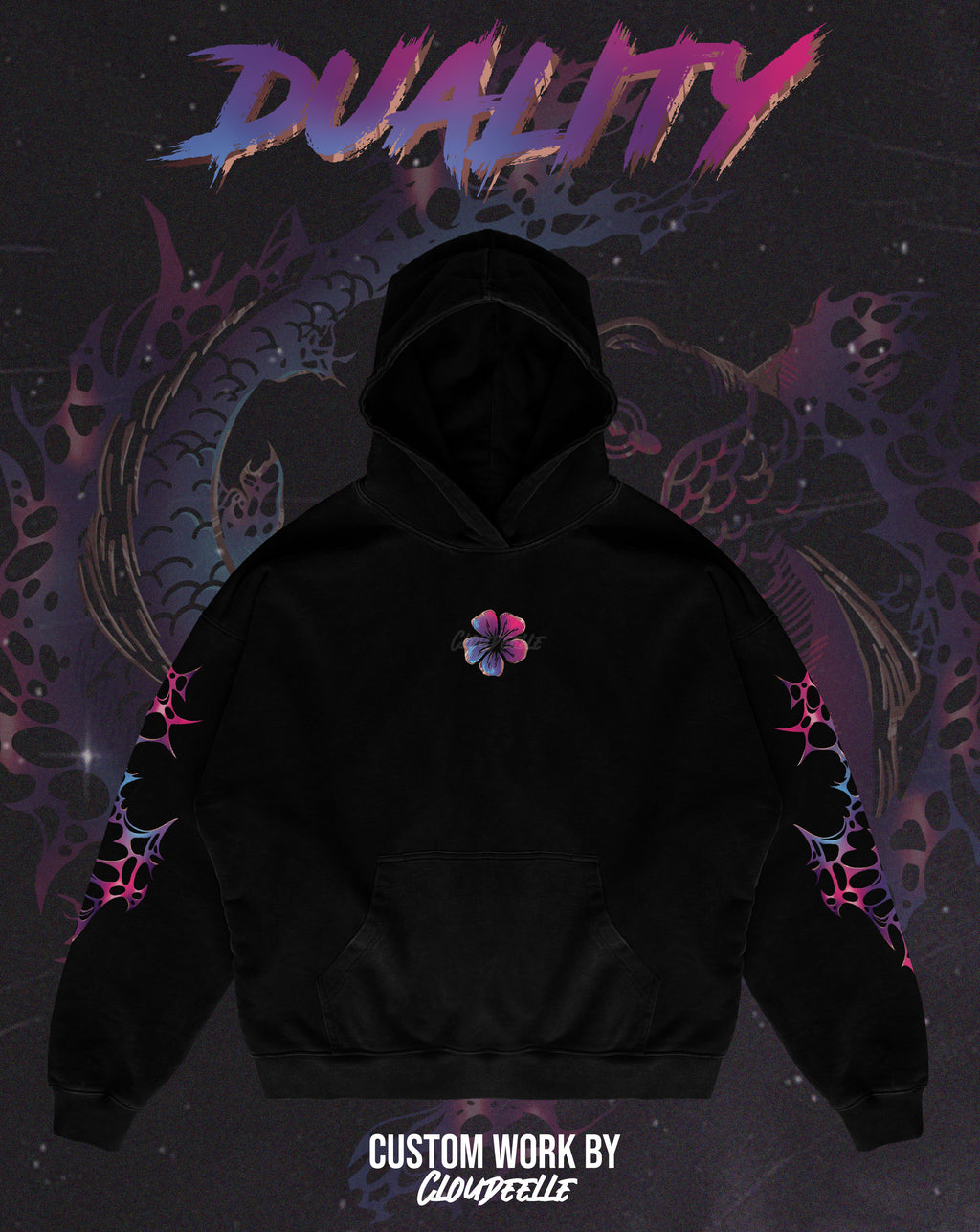 "Duality" - Oversized Hoodie