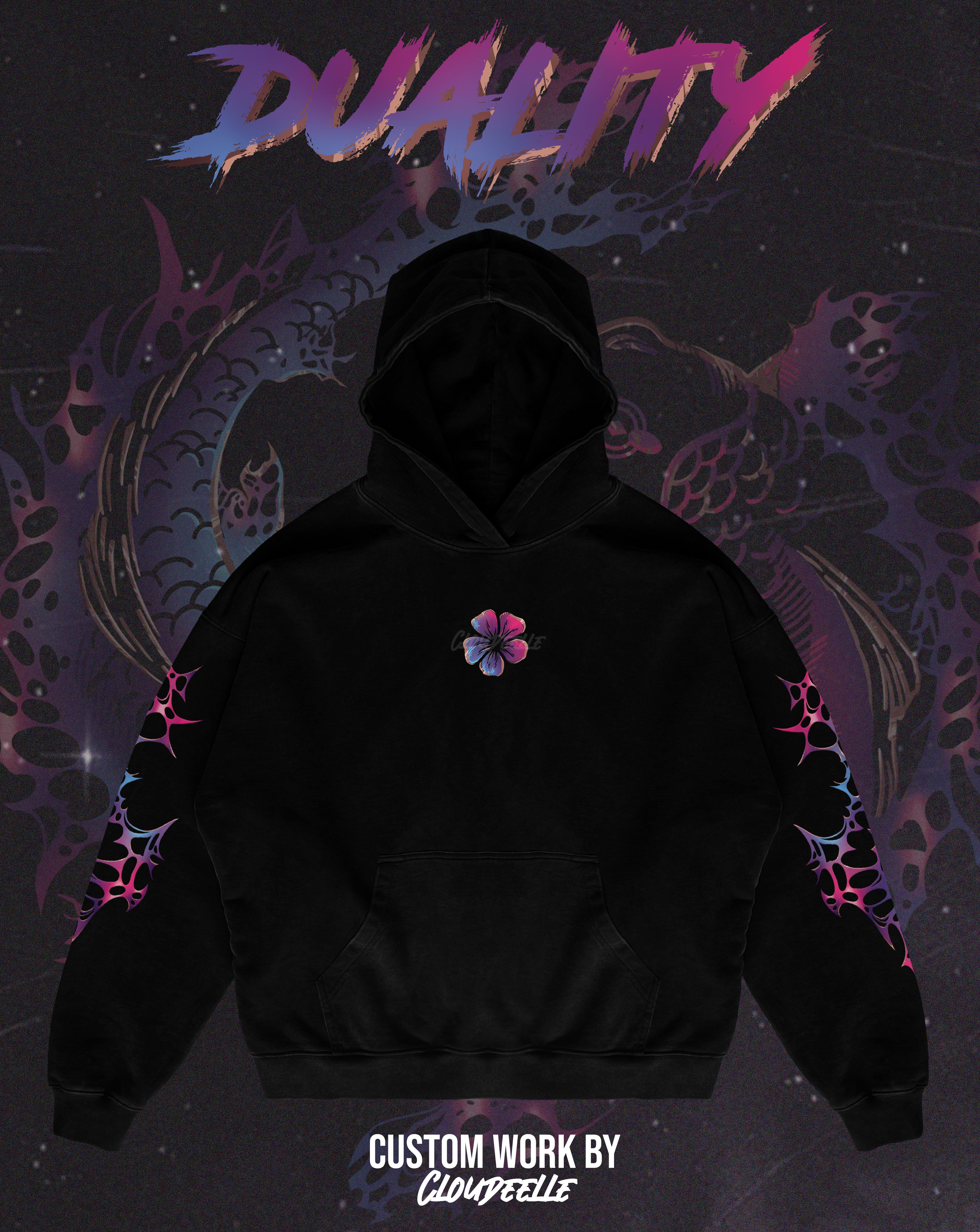 "Duality" - Oversized Hoodie