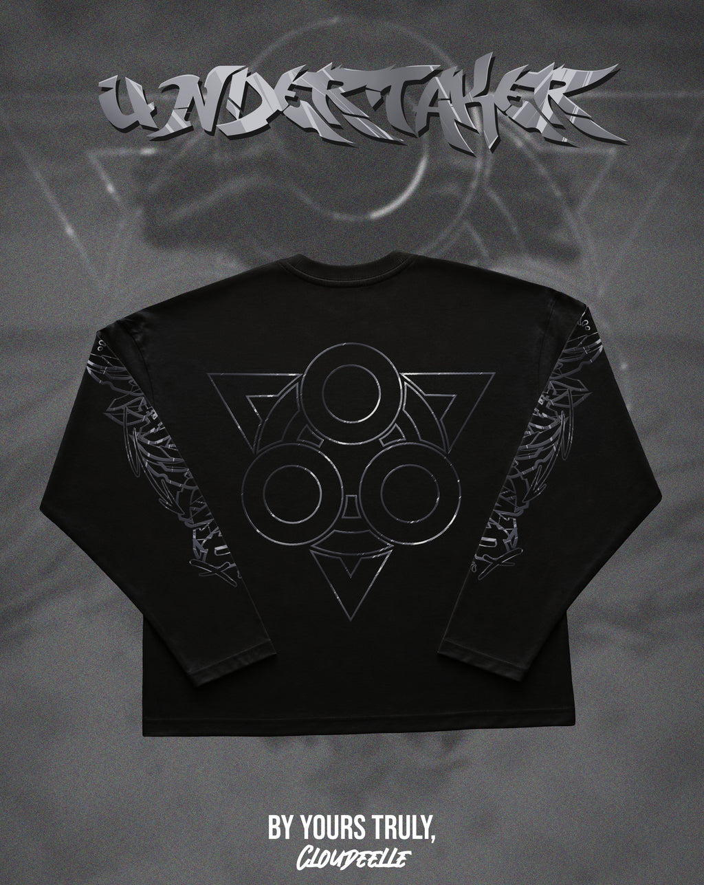 "Undertaker" - Oversized Boxy LS Tee