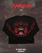 "Shrine" - Oversized Boxy LS Tee