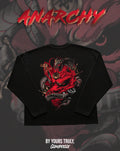 "Anarchy" - Oversized Boxy LS Tee