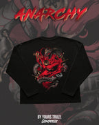 "Anarchy" - Oversized Boxy LS Tee
