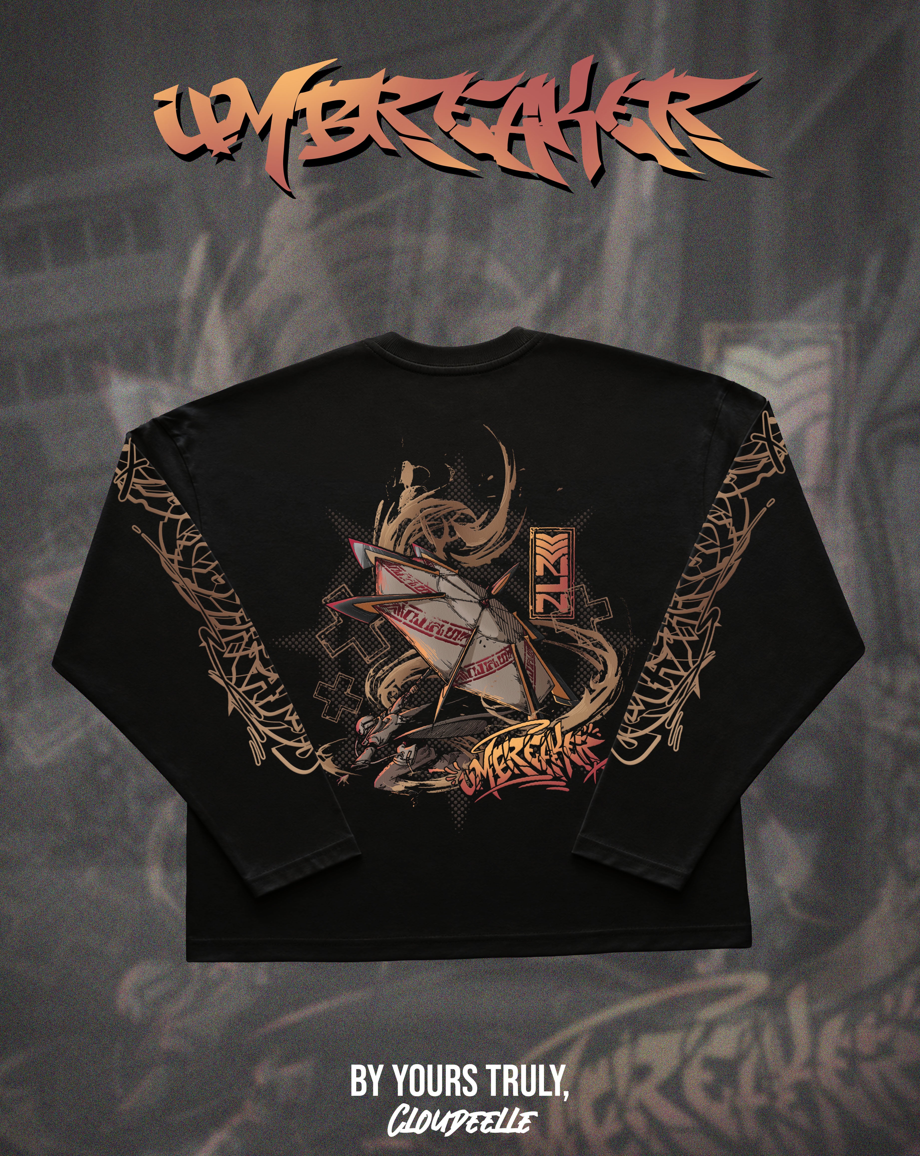"Umbreaker" - Oversized Boxy LS Tee