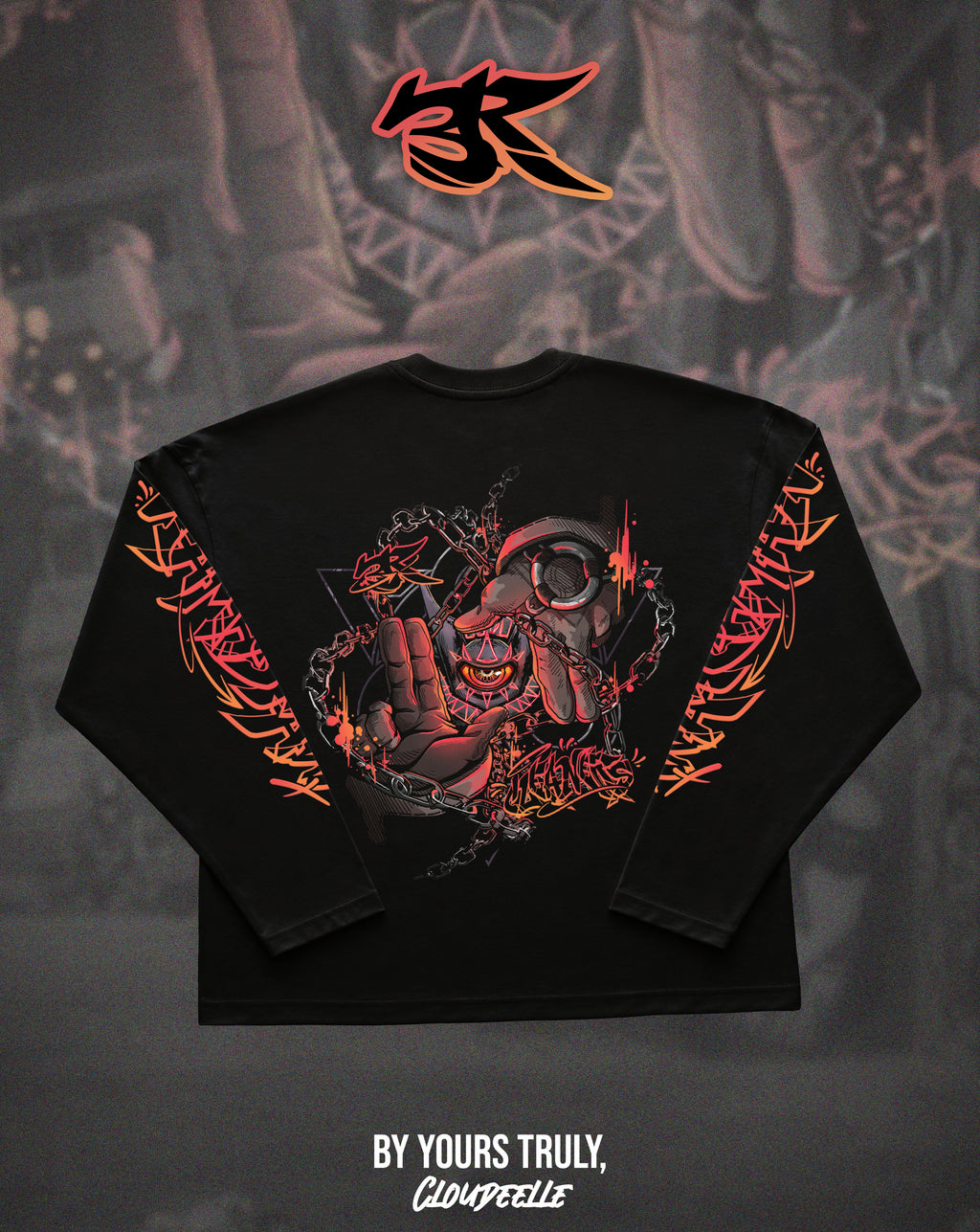 "3R" - Oversized Boxy LS Tee