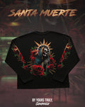 "Santa Muerte" - Oversized Boxy LS Tee