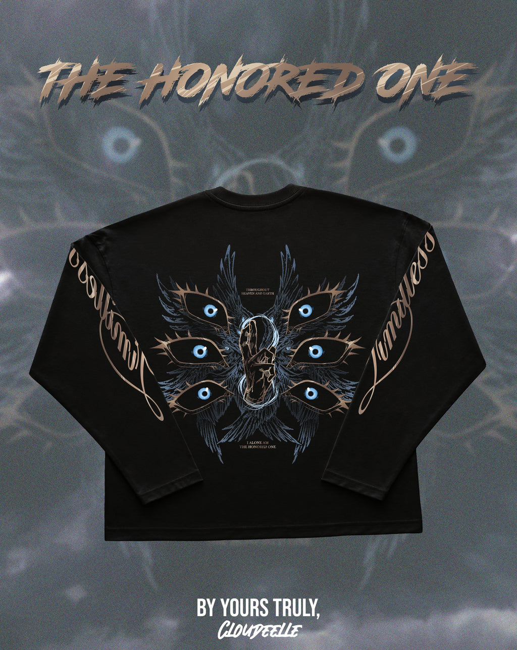 "The Honored One" - Oversized Boxy LS Tee
