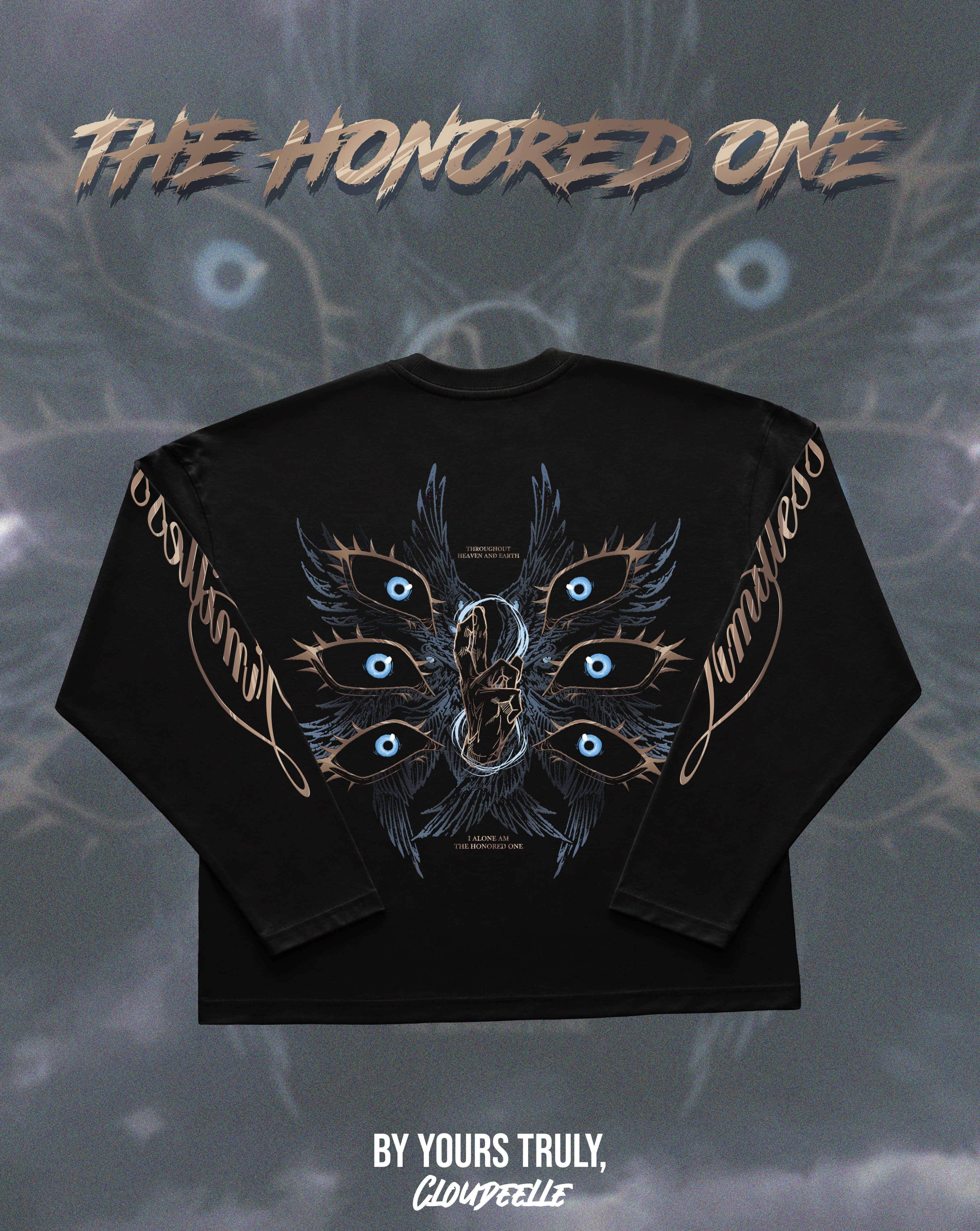"The Honored One" - Oversized Boxy LS Tee