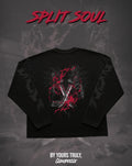 "Split Soul" - Oversized Boxy LS Tee