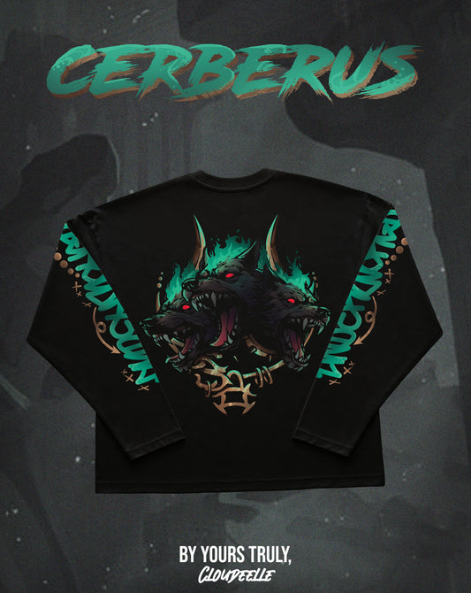 "Hade's Cerberus" - Oversized Boxy LS Tee