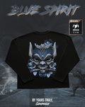 "Blue Spirit" - Oversized Boxy LS Tee