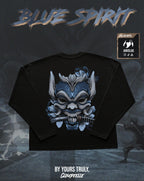 "Blue Spirit" - Oversized Boxy LS Tee