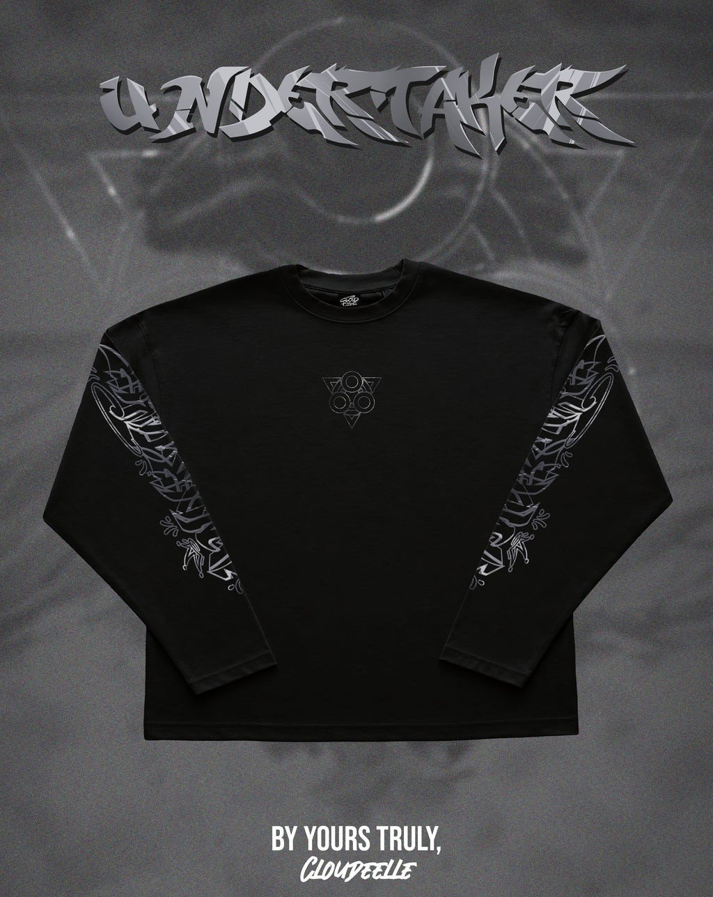 "Undertaker" - Oversized Boxy LS Tee