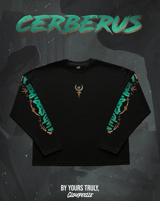 "Hade's Cerberus" - Oversized Boxy LS Tee