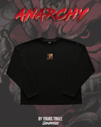 "Anarchy" - Oversized Boxy LS Tee