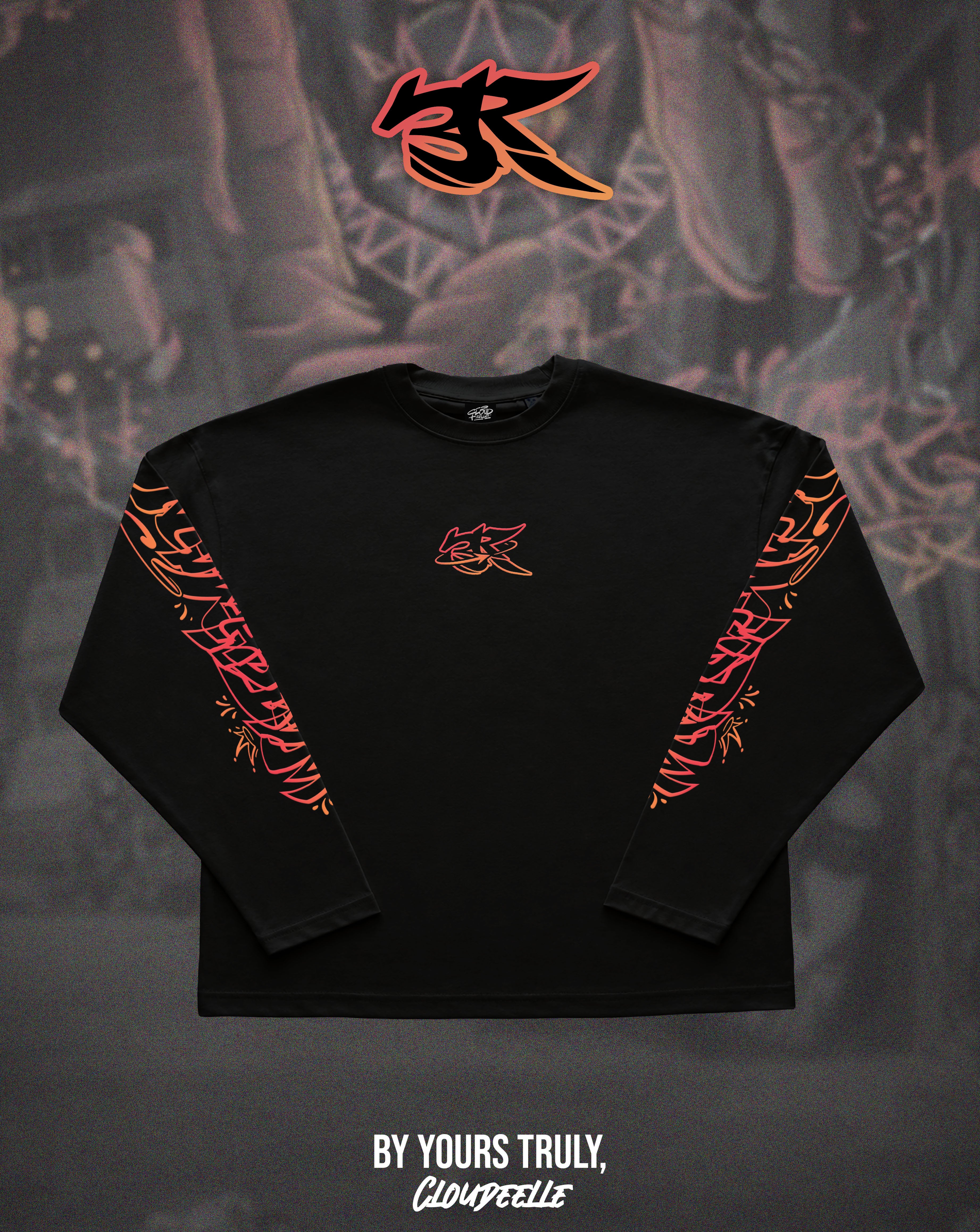 "3R" - Oversized Boxy LS Tee