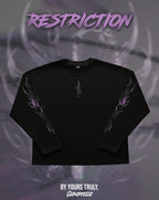 "Restriction" - Oversized Boxy LS Tee
