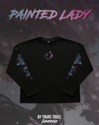 "Painted Lady" - Oversized Boxy LS Tee