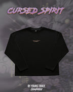 "Cursed Spirit" - Oversized Boxy LS Tee