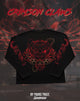 "Crimson Claws" - Oversized Boxy LS Tee