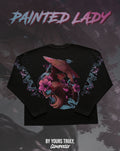"Painted Lady" - Oversized Boxy LS Tee