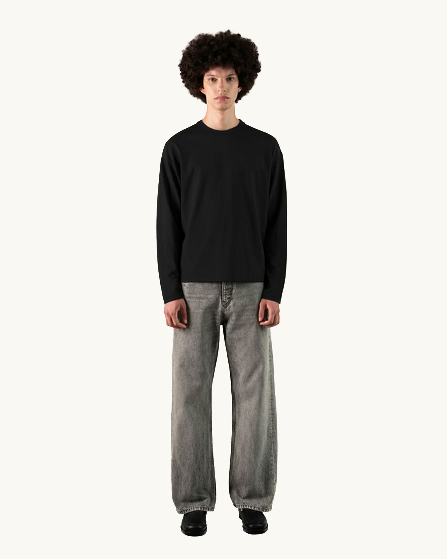 "Ares" - Oversized Boxy LS Tee