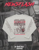 "Newsflash" - Oversized Boxy LS Tee