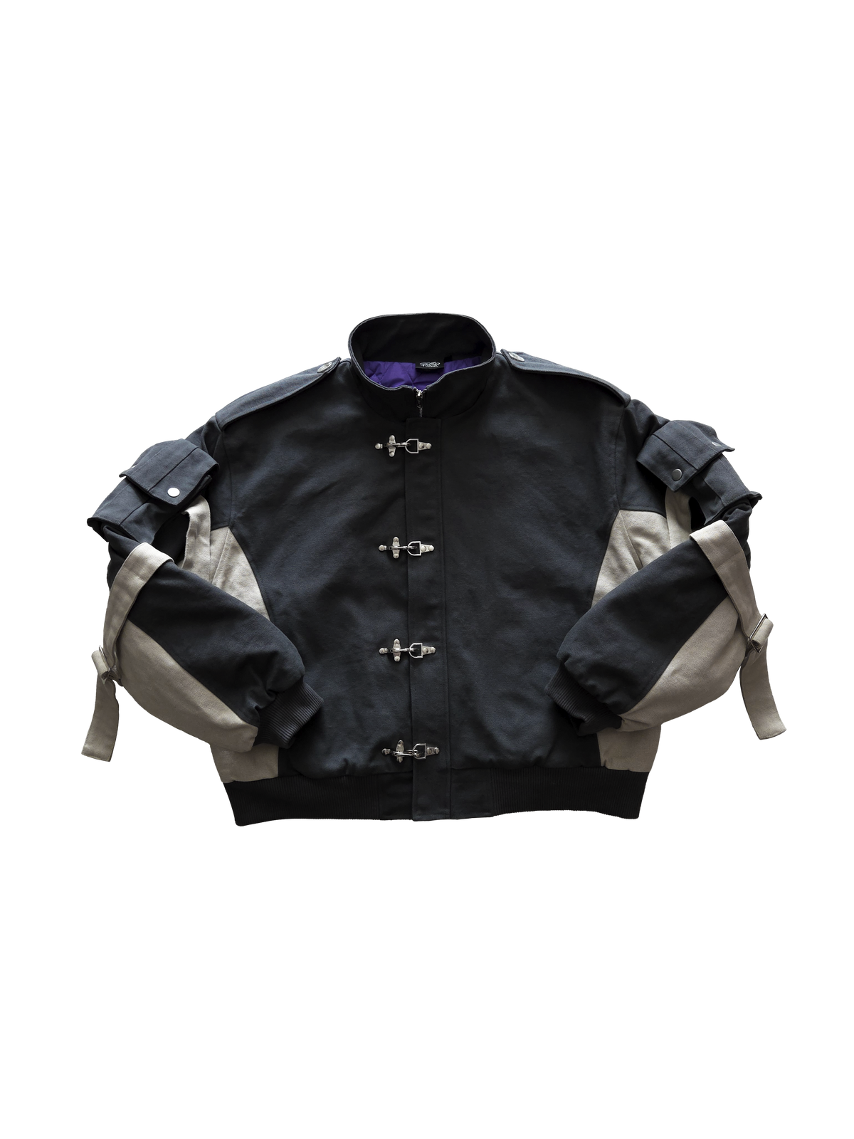 "The Raiders" - Canvas Clasp Bomber Jacket