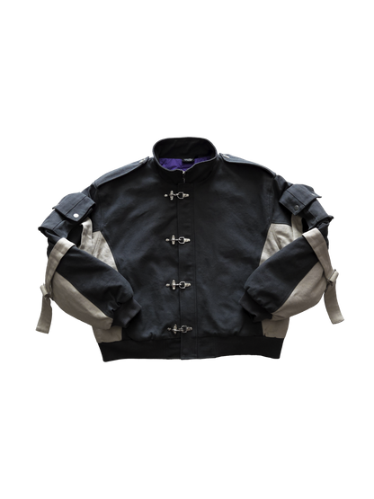 "The Raiders" - Canvas Clasp Bomber Jacket