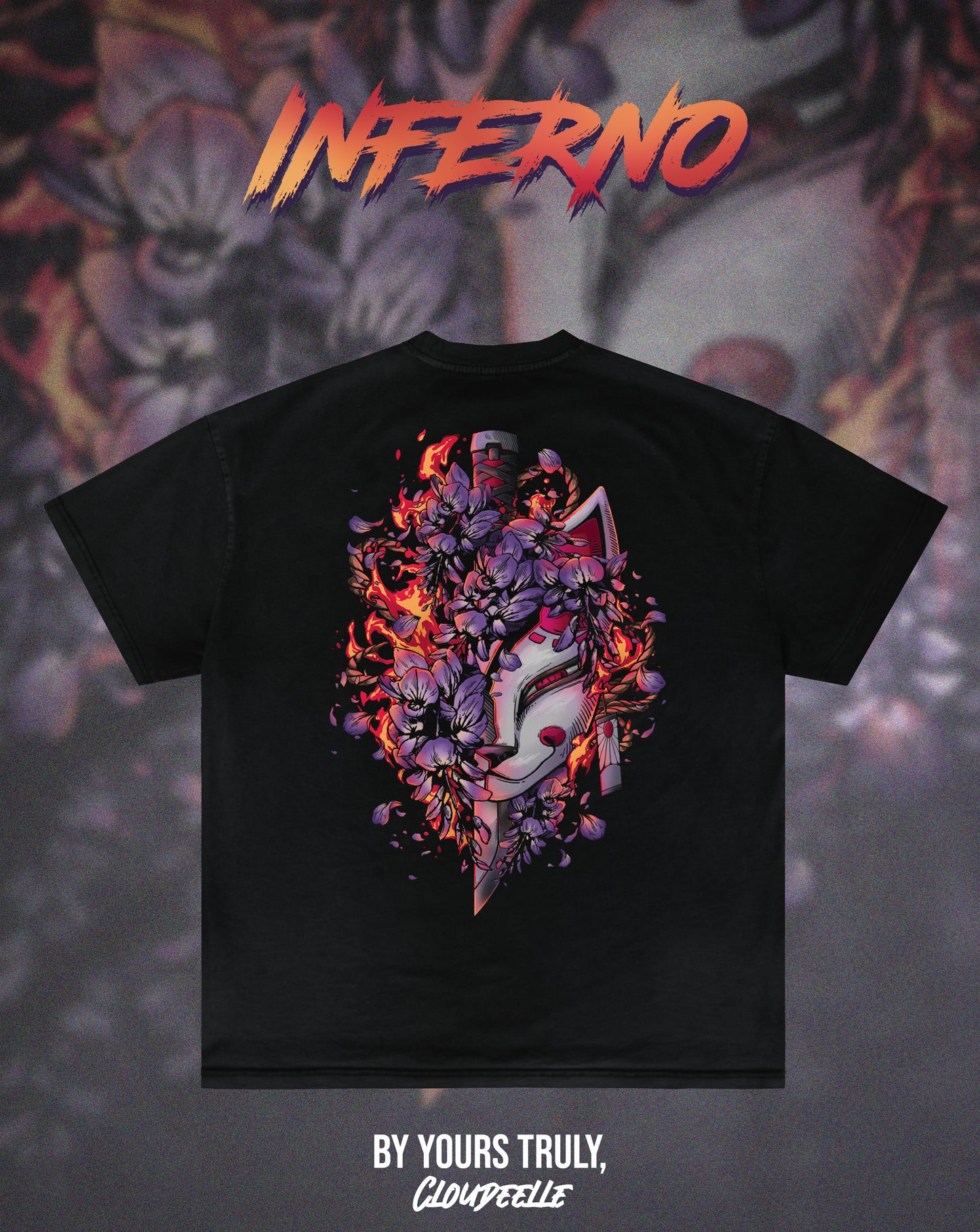 "Inferno" - Oversized Tee