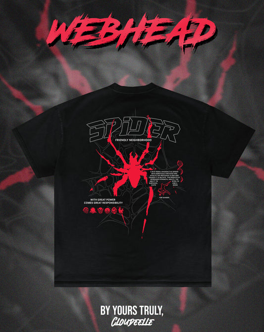 "Webhead" - Oversized Tee