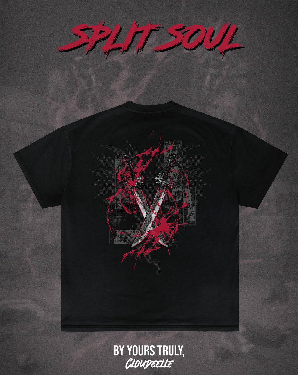 "Split Soul" - Oversized Tee
