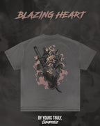 "Blazing Heart" - Oversized Tee