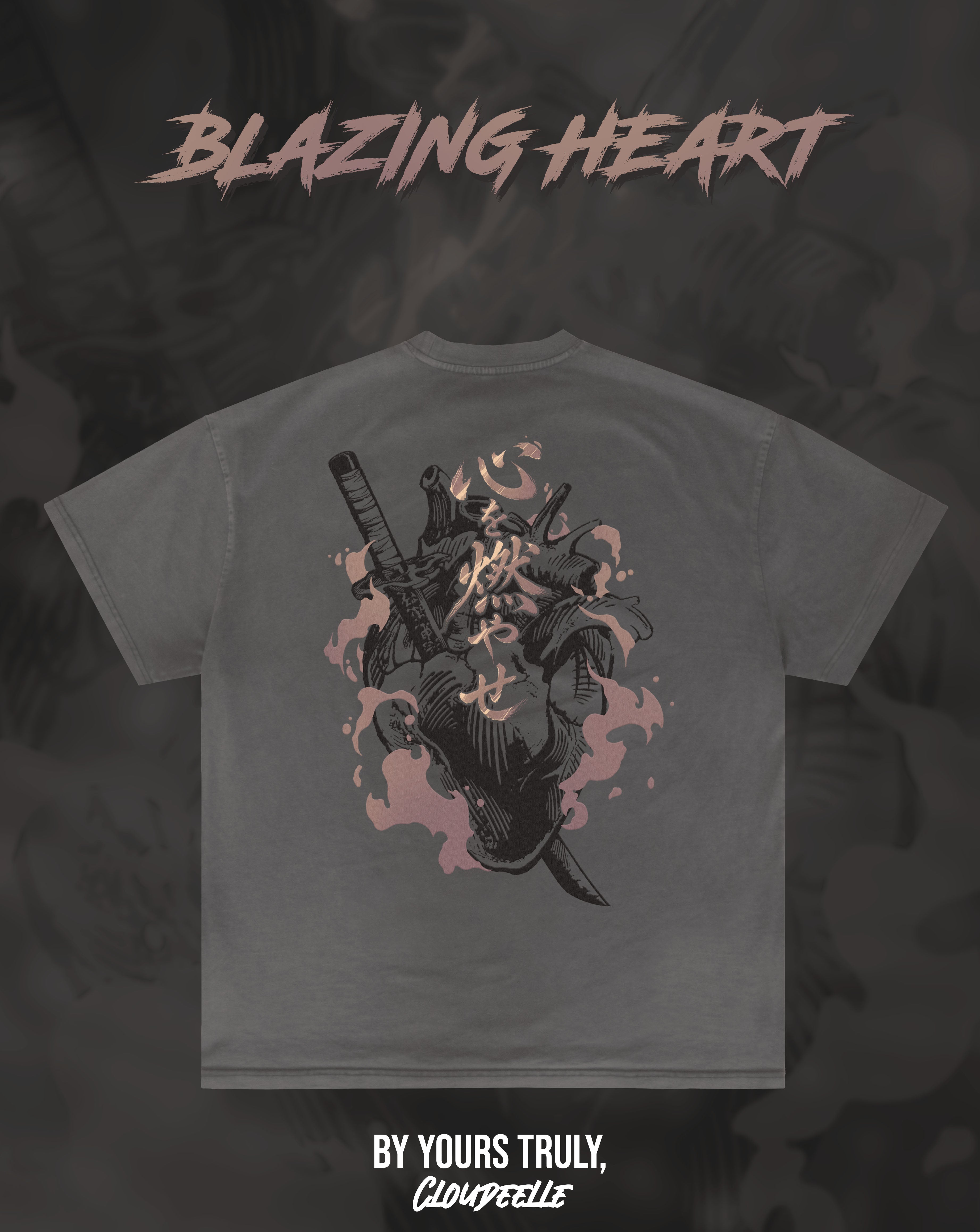 "Blazing Heart" - Oversized Tee