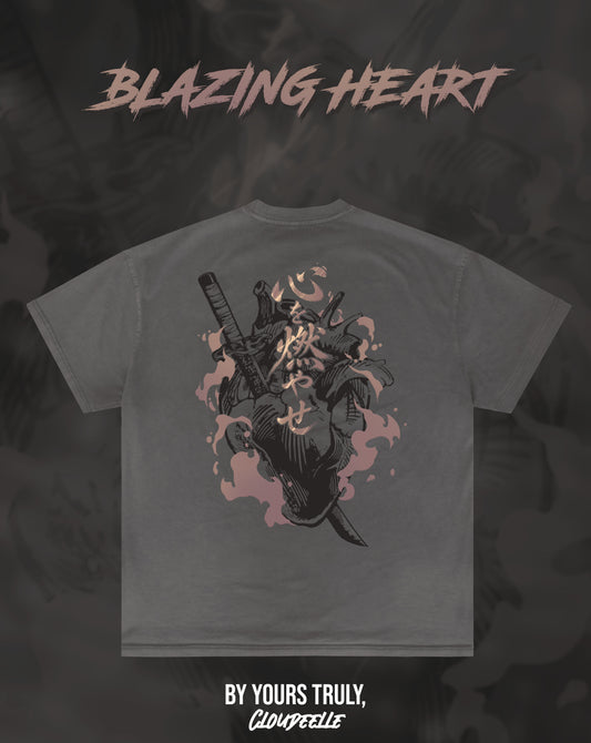 "Blazing Heart" - Oversized Tee