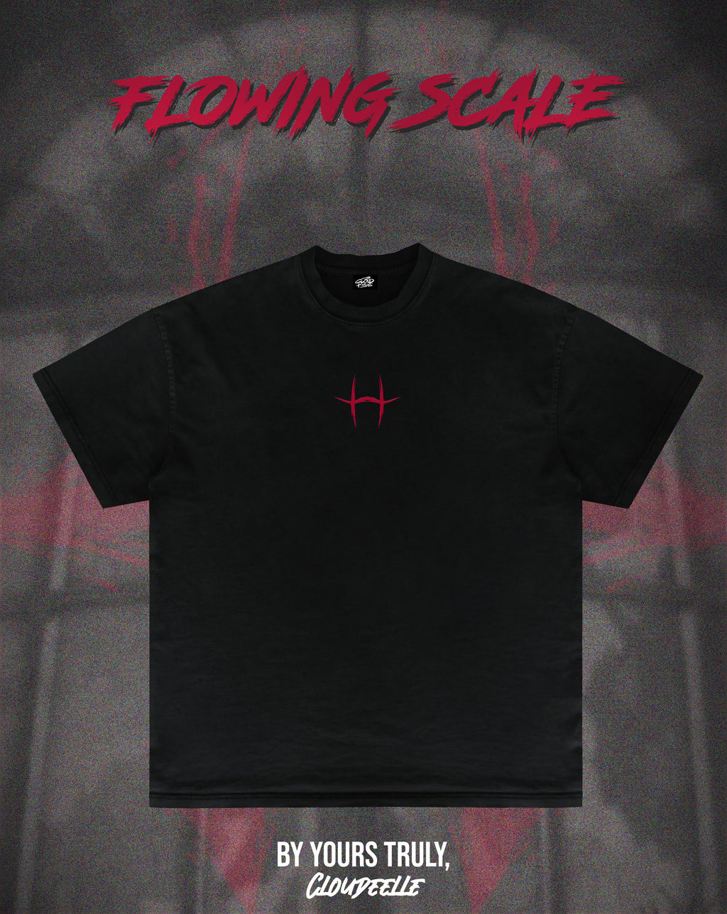 "Flowing Scale" - Oversized Tee