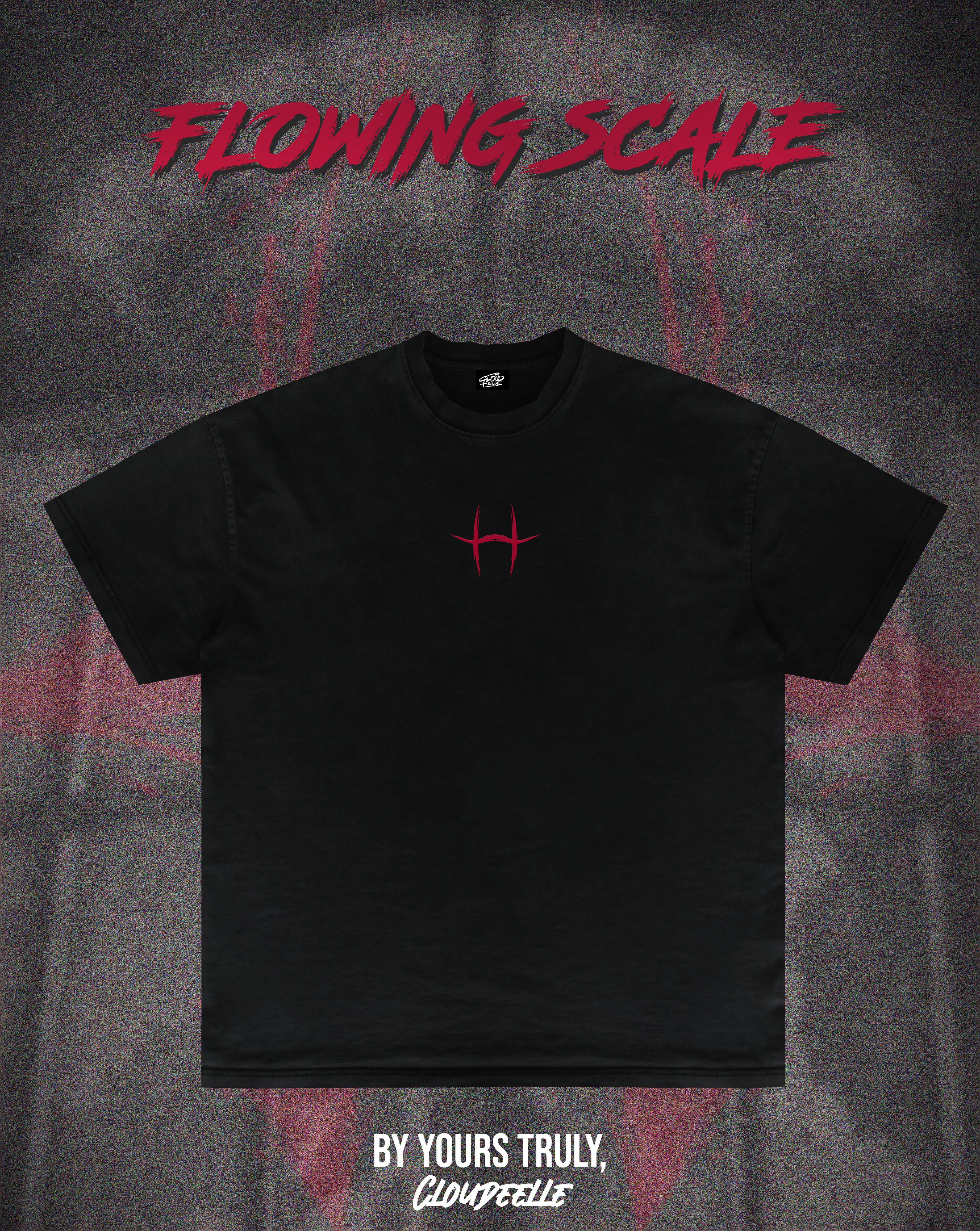 "Flowing Scale" - Oversized Tee