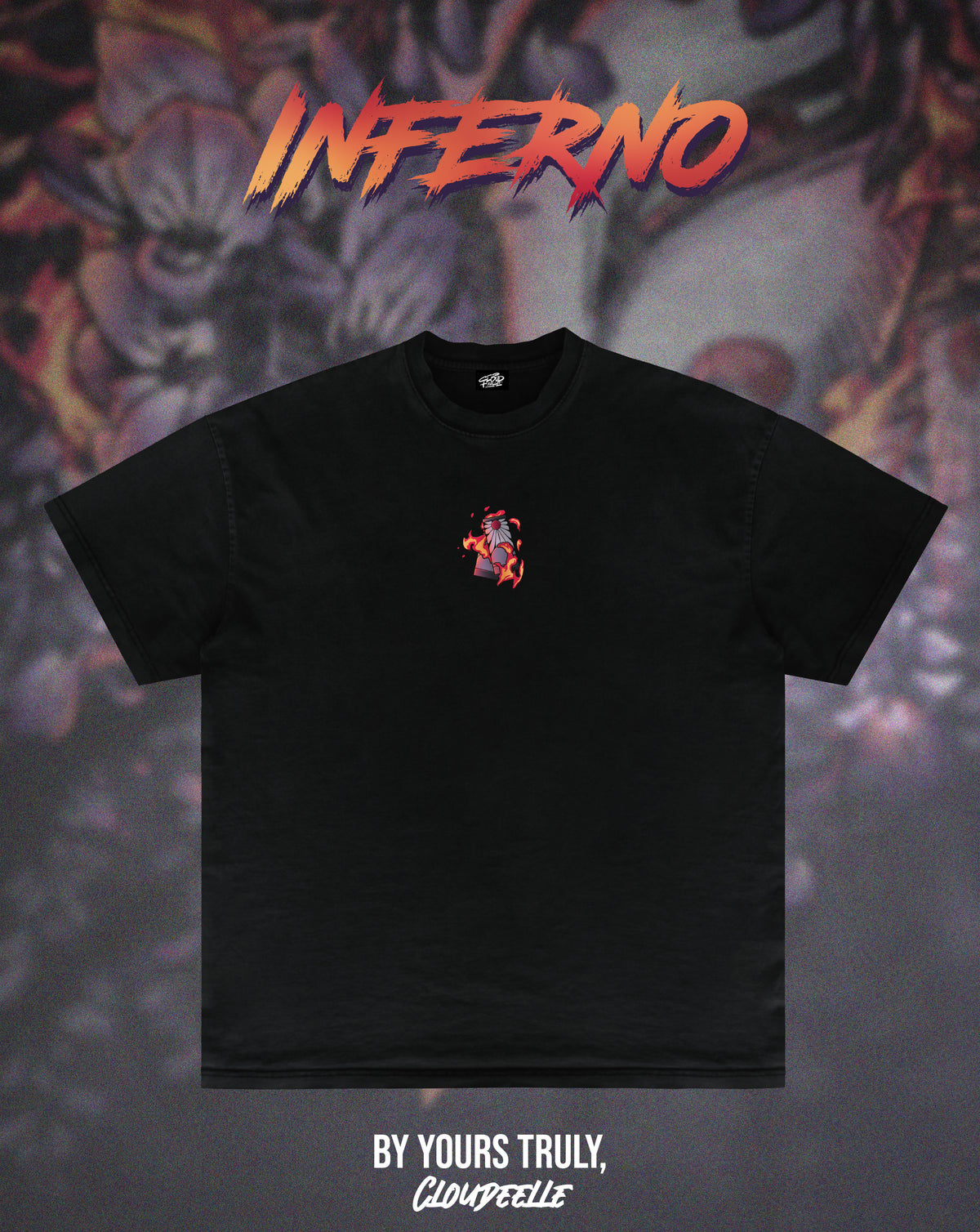 "Inferno" - Oversized Tee