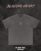"Blazing Heart" - Oversized Tee