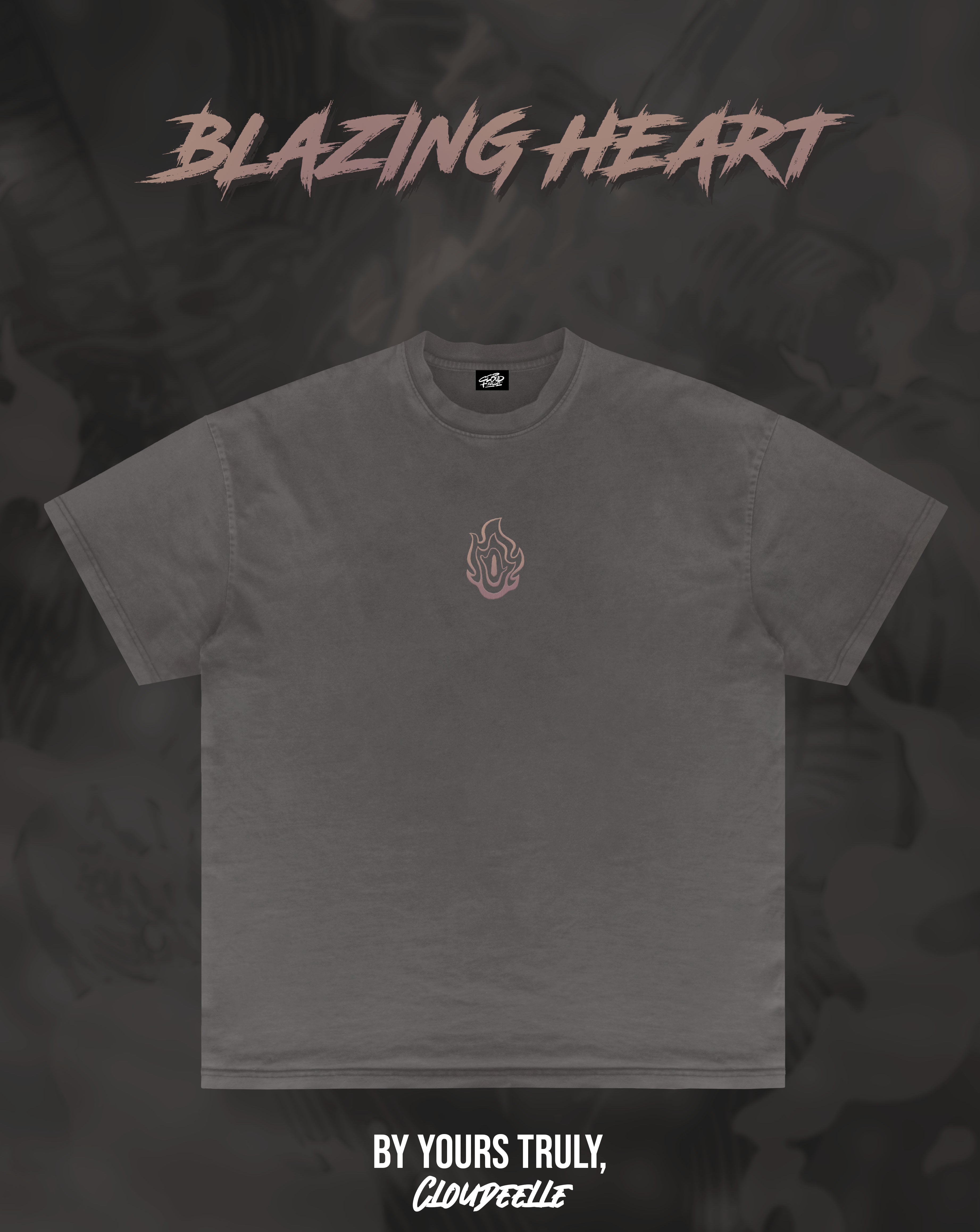 "Blazing Heart" - Oversized Tee