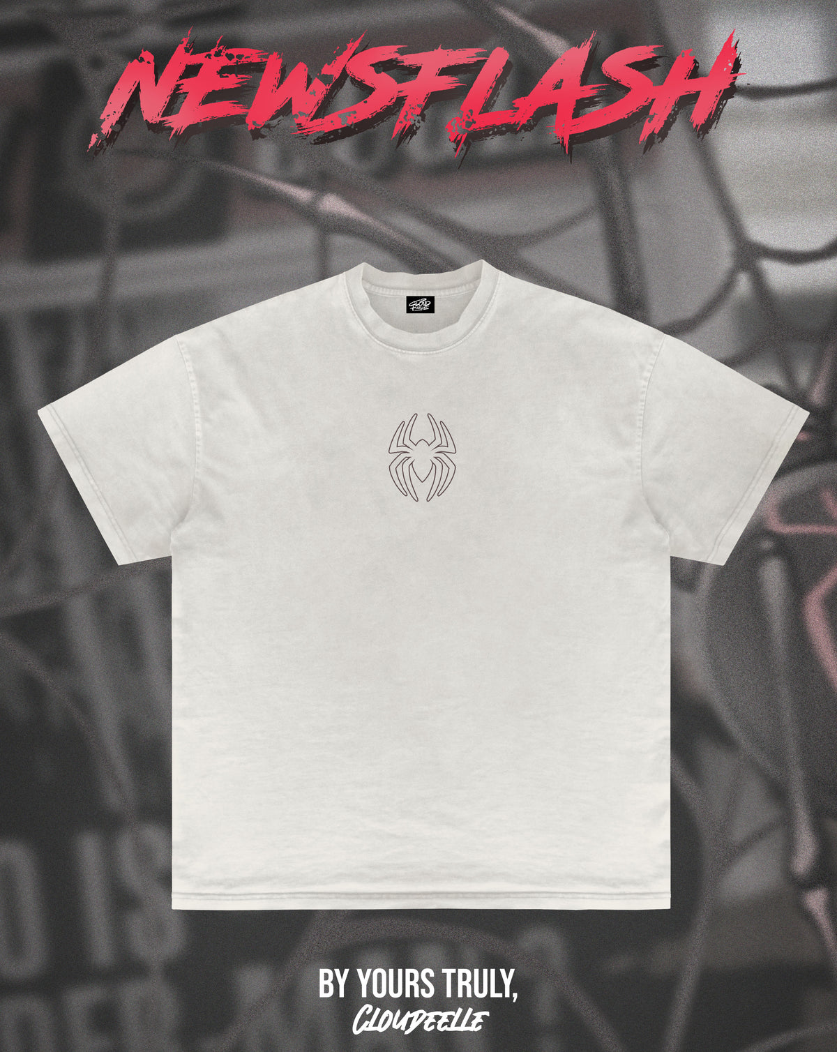"Newsflash" - Oversized Tee