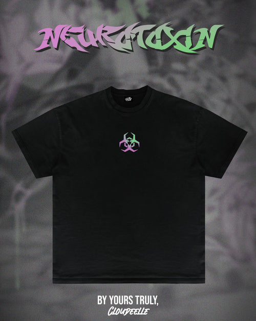 "Neurotoxin" - Oversized Tee (Black Version)