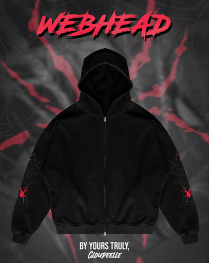 "Webhead" - Oversized ZIP-UP Hoodie